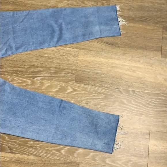 Loft Modern Skinny 10” Rise Ankle Crops Light Denim Size 10/30 Petite New - Picture 9 of 10